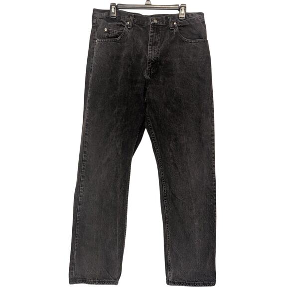 Wrangler Other - Wrangler Men's Classic Black Relaxed Fit Denim Jeans Size 36W 32L